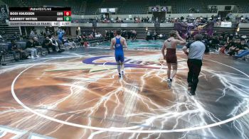 172 lbs Quarterfinals (8 Team) - Bodi Knudsen, Creighton Prep, NE vs Garrett Wittek, Anoka, MN