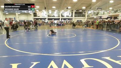 81 lbs Round Of 32 - Hudson Rutkowski, Iron Faith WC vs Logan Russell, Refinery WC