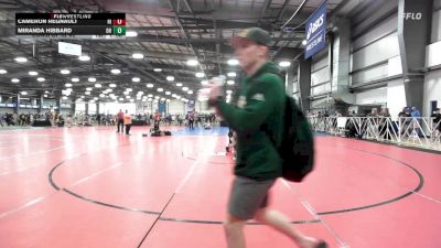 75 lbs Consi Of 32 #2 - Cameron Regnault, RI vs Miranda Hibbard, OH