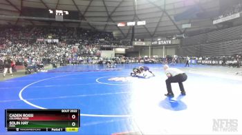 2A 120 lbs Champ. Round 1 - Caden Rossi, Columbia River vs Solin Hay, Foss