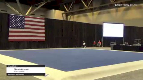 Gianna Graham - Mixed Pairs, Acro Explosion - 2021 USA Gymnastics Championships