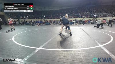 126 lbs Round Of 16 - Kiley Bread, Little Axe Takedown Club vs Lillian Williams, Tulsa Blue T Panthers