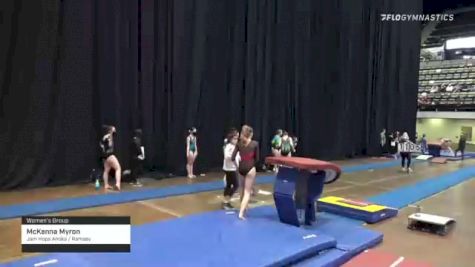 McKenna Myron - Women's Group, Jam Hops Anoka / Ramsey - 2021 Women's Xcel Region 4 Championships