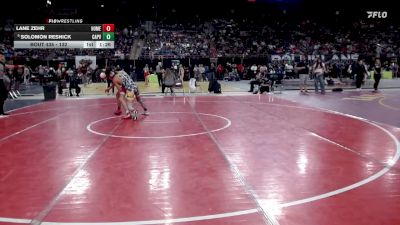 132 lbs Champ. Round 2 - Solomon Resnick, Capistrano Valley vs Lane Zehr, Homedale