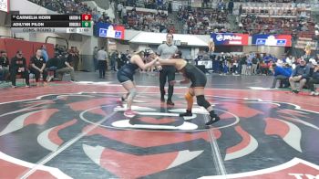 G - 170 lbs Cons. Round 2 - Carmelia Horn, Hardin (Girls) vs Adilynn Pilon, Beaverhead Co. (Dillon) (Girls)