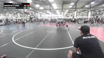 49 lbs Quarterfinal - Edward De La Torre, Desert Dogs WC vs Cru Mantanona, Mantanona TC