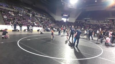 53 lbs 5th Place Match - Nolan Hezlep, Eaglecrest Wrestling Club vs Levi Talmich, Pikes Peak Warriors Wrestling