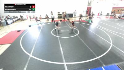 144 lbs Quarterfinal - Noah Yoo, Riverside Rascals vs Jude Gudino, Downey High School