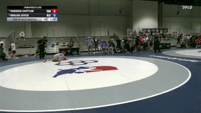 45 lbs 3rd Place Match - Hudson Chittum, Tennessee vs Shiloh Joyce, New Jersey