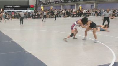 120 lbs Cons. Sub-rd Of 32 - Ava Reagan, South Kona Wrestling Club vs Clarissa Cisneros