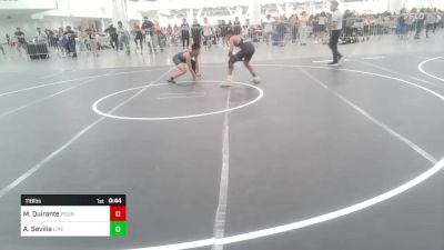 116 lbs Consi Of 16 #2 - Marco Quirante, Pounders WC vs Andy Sevilla, Live Training