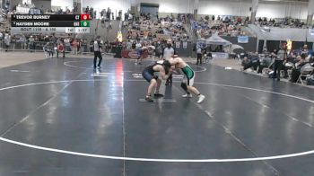 A 190 lbs Quarterfinal - Trevor Burney, Chattanooga Central High School vs Hayden Moore, Greeneville High School