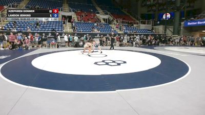 120 lbs Cons. Sub-rd Of 64 - Xzephren Donner, Kansas vs Landon Jenkins, Illinois