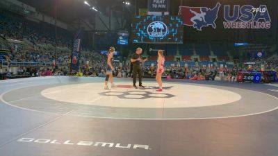 110 lbs Cons. Rd Of 64 - Piper Gershmel, MT vs Kate Eggleston, IA