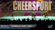 Haydens All Stars - Purple Hurricanes [2022 L1 Youth - D2 - Small - A] 2022 CHEERSPORT National Cheerleading Championship