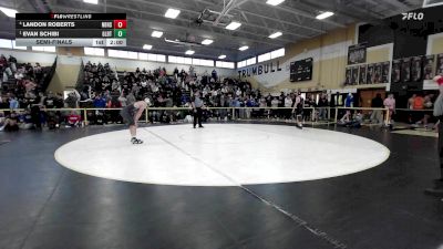 165 lbs Semifinal - Landon Roberts, New Britain vs Evan Schibi, Gilbert/Torr/Wolc