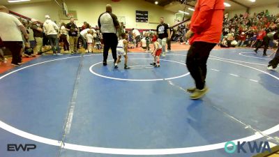 40 lbs Round Of 16 - Sam Mote, Skiatook Youth Wrestling 2022-23 vs Cavon Rogers, Berryhill Wrestling Club