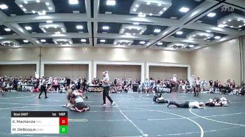 150 lbs Final - Kaden MacKenzie, Fruitland HS vs Max DelBosque, Dark Horse WC