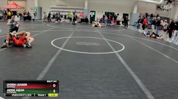 115 lbs Cons. Semi - Ayden Leader, Rampage vs Aiden Aquia, Outsiders