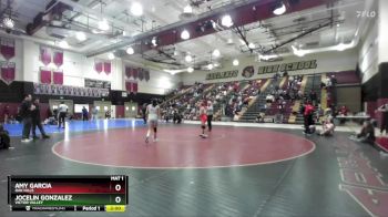 140 lbs 1st Place Match - Amy Garcia, Oak Hills vs Jocelin Gonzalez, Victor Valley