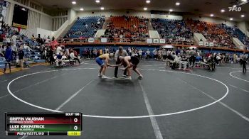 165 lbs Quarterfinal - Griffin Vaughan, McDonogh School vs Luke Kirkpatrick, Loyola-Blakefield