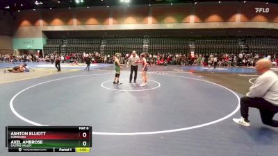 135 lbs Cons. Round 6 - Ashton Elliott, Coronado vs Axel Ambrose, Castro Valley