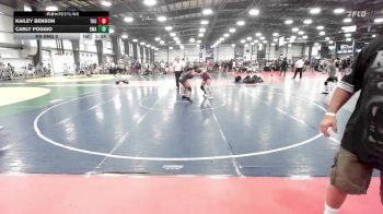 126 lbs Rr Rnd 2 - Kailey Benson, SheKong vs Carly Poggio, Diesel Wrestling Academy