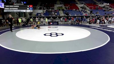 110 lbs Champ. Rd Of 32 - Aro Ogle-Garza, TX vs Emma Gutierrez, NM