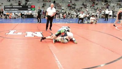 145 lbs Round Of 64 - Garrett VerHeecke, Patton Trained Blue - HSB vs Aiden Campbell, TNWC Black - HSB
