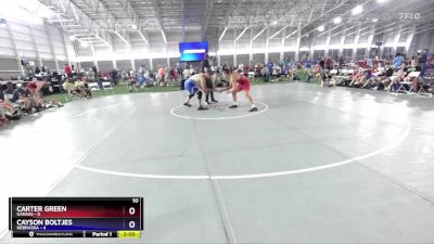 215 lbs Round 1 (8 Team) - Carter Green, Kansas vs Cayson Boltjes, Nebraska