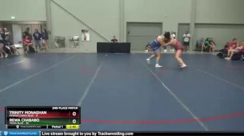 225 lbs 2nd Place Match (8 Team) - Trinity Monaghan, Pennsylvania Blue vs Rewa Chababo, Texas Blue