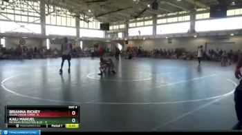 106 lbs Round 2 (4 Team) - Kaili Manuel, Michigan Revolution Blue vs Brianna Richey, Killer Cheese Curds