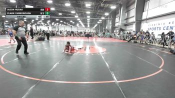 100 lbs Rr Rnd 3 - Jason Hudak, Iron Horse Black - MS vs Clark Yarborough, NC Blue - MS