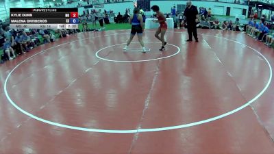 130 lbs Kylie Dunn, Missouri vs Malena Ontiberos, Kansas