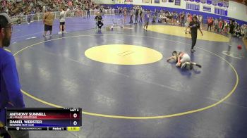 71 lbs Round 1 - Anthony Sunnell, All-Phase Wrestling vs Daniel Webster, Newberg Mat Club