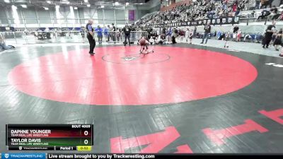 54-61 lbs Round 1 - Taylor Davis, Team Real Life Wrestling vs Daphne Younger, Team Real Life Wrestling