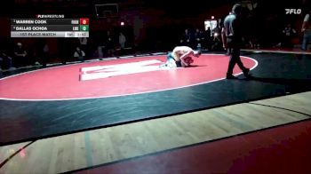 150 lbs 1st Place Match - Warren Cook, Forest Grove vs Dallas Ochoa, Liberty