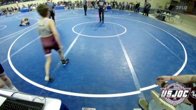 80 lbs Consi Of 8 #1 - Carson Jardot, Perry Wrestling Academy vs Boomer Smith, Blanchard Wrestling Club