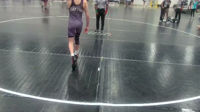 129 lbs Round 6 (8 Team) - Declan Hutt, Dayton Bandits vs Braydon Powell, The Factory