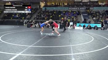 180 lbs Quarterfinal - Paige Maher, Simon Fraser University vs Sabrina Nauss, Grand Valley State