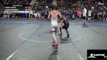 76 lbs Quarterfinal - Dakin Patterson, Maize vs Colby Yelton, Slyfox