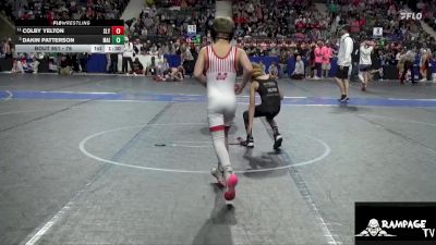 76 lbs Quarterfinal - Dakin Patterson, Maize vs Colby Yelton, Slyfox