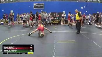 107 lbs Round 5 (6 Team) - Tavin Bomkamp, Elite Athletic Club vs Isaak Skelly, Peer Pressure Elite