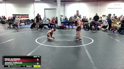 56 lbs Round 4 (8 Team) - Rowan Corrales, Rough House vs Noah Almedina, Mat Assassins Grey