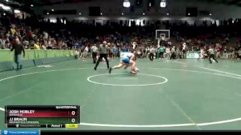 170 lbs Quarterfinal - Josh Mobley, Batesville vs JJ Braun, Indianapolis Cathedral