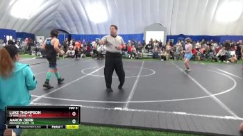 130 lbs Round 7 (8 Team) - Aaron Derr, Donahue White vs Luke Thompson, CP Wrestling