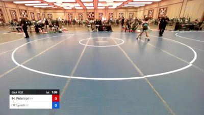 114 lbs Consolation - Matthew Peterson, Ny vs Noah Lynch, Sc