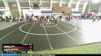 48-53 lbs Round 3 - Lennox Caro, Mat Demon WC vs Carson Huffman, Cowboy Mat Club