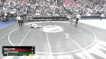 113 lbs Semifinal - Kruz Allred, Ridgeline vs Zandon Draper, Payson