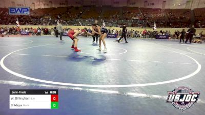 110 lbs Semifinal - Westin Dillingham, Elgin Wrestling vs Brilynn Mejia, Panhandle RTC